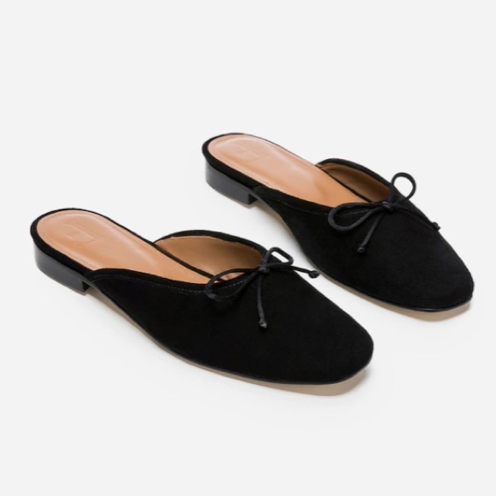 Flattered Malva Suede Black - Size 39